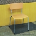 Keilhauer Gym Orange Stacking Lunchroom Classroom Chair